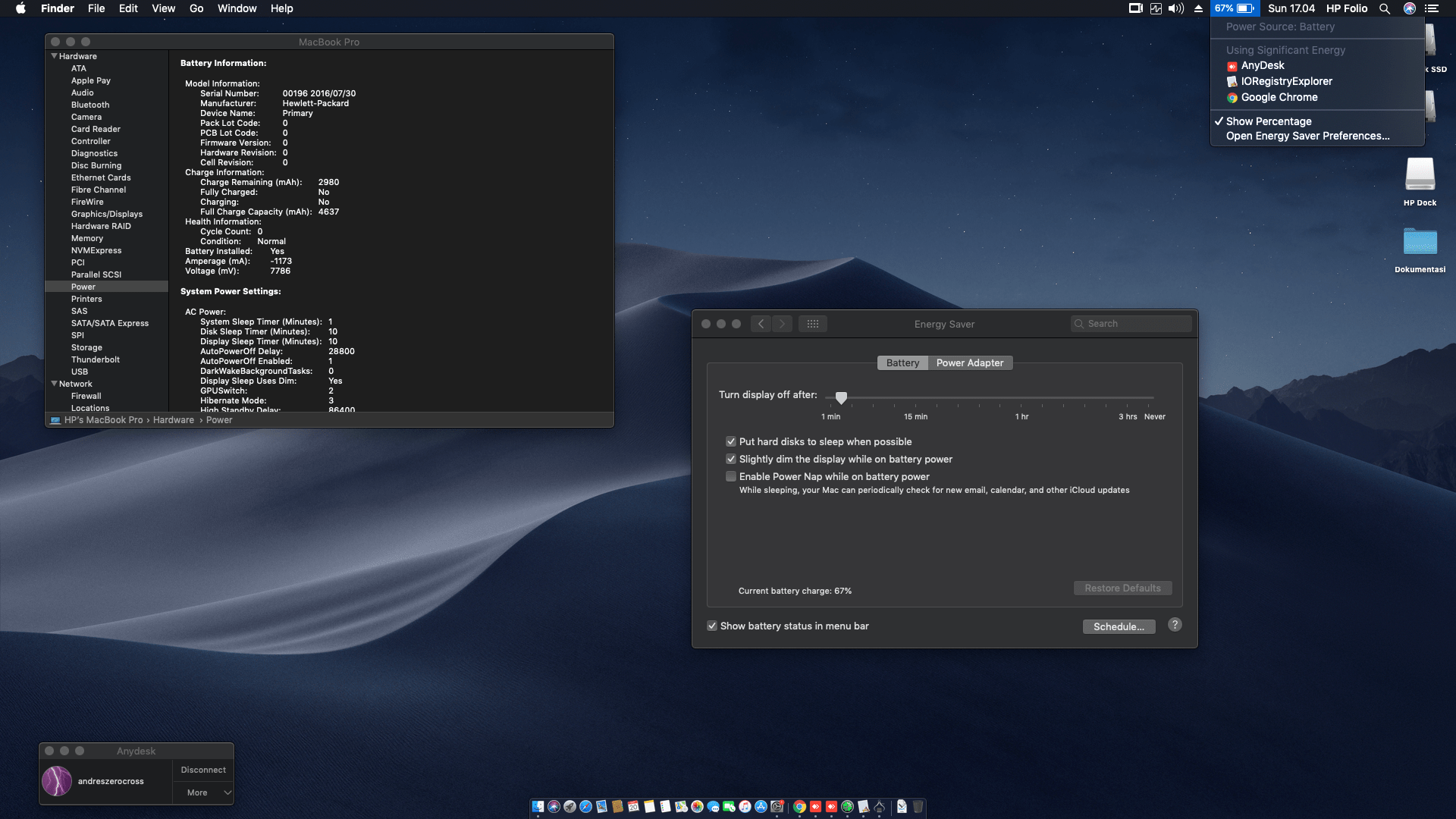 HP Elitebook Folio G1 P2C90AV [Intel HD 515] 5